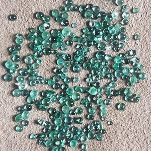Alla högljudda 6,60 karat AAA Vivid Green Zambian Emerald Ädelsten superfin kvalitet