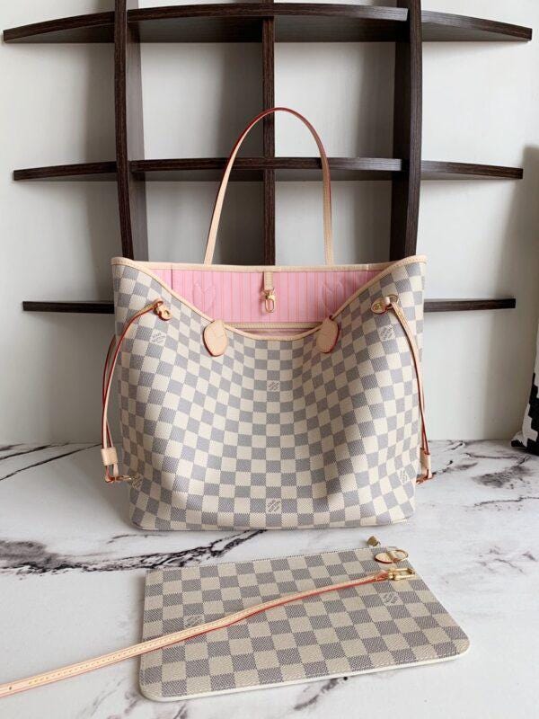 Vintage LV Neverfull Monogram 32x29x17cm, Genuine Leather Bag, Luxury Bag, Designer Handbag, Gift For Her, Shoulder Bag