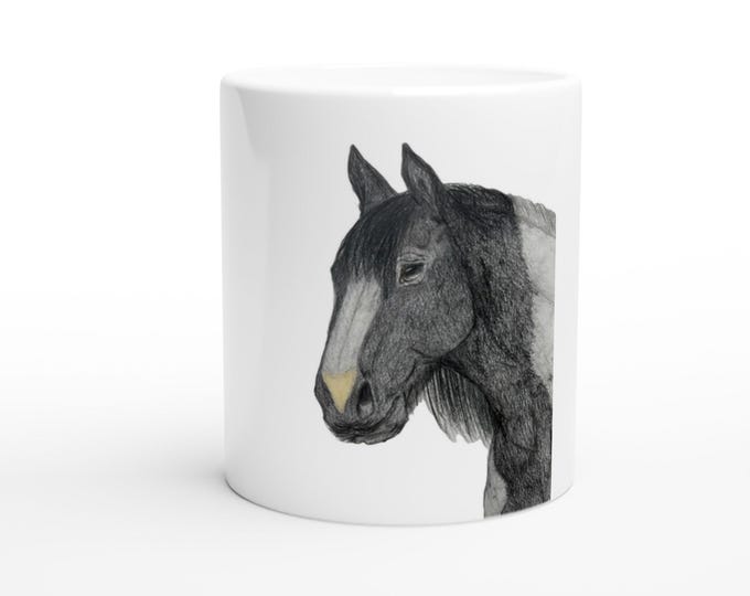 Horse White 11oz Ceramic Mug