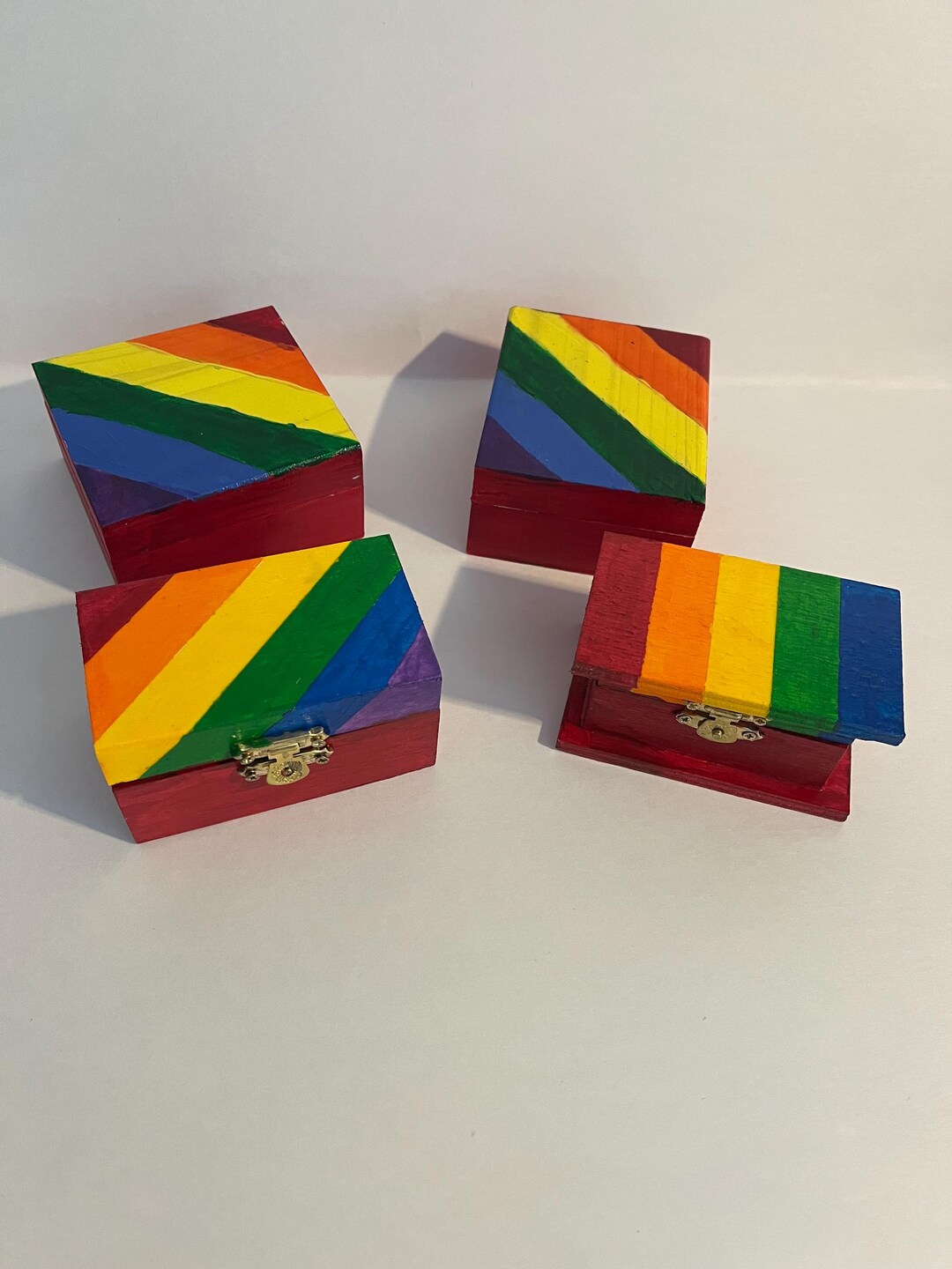 Rainbow Boxes - Etsy