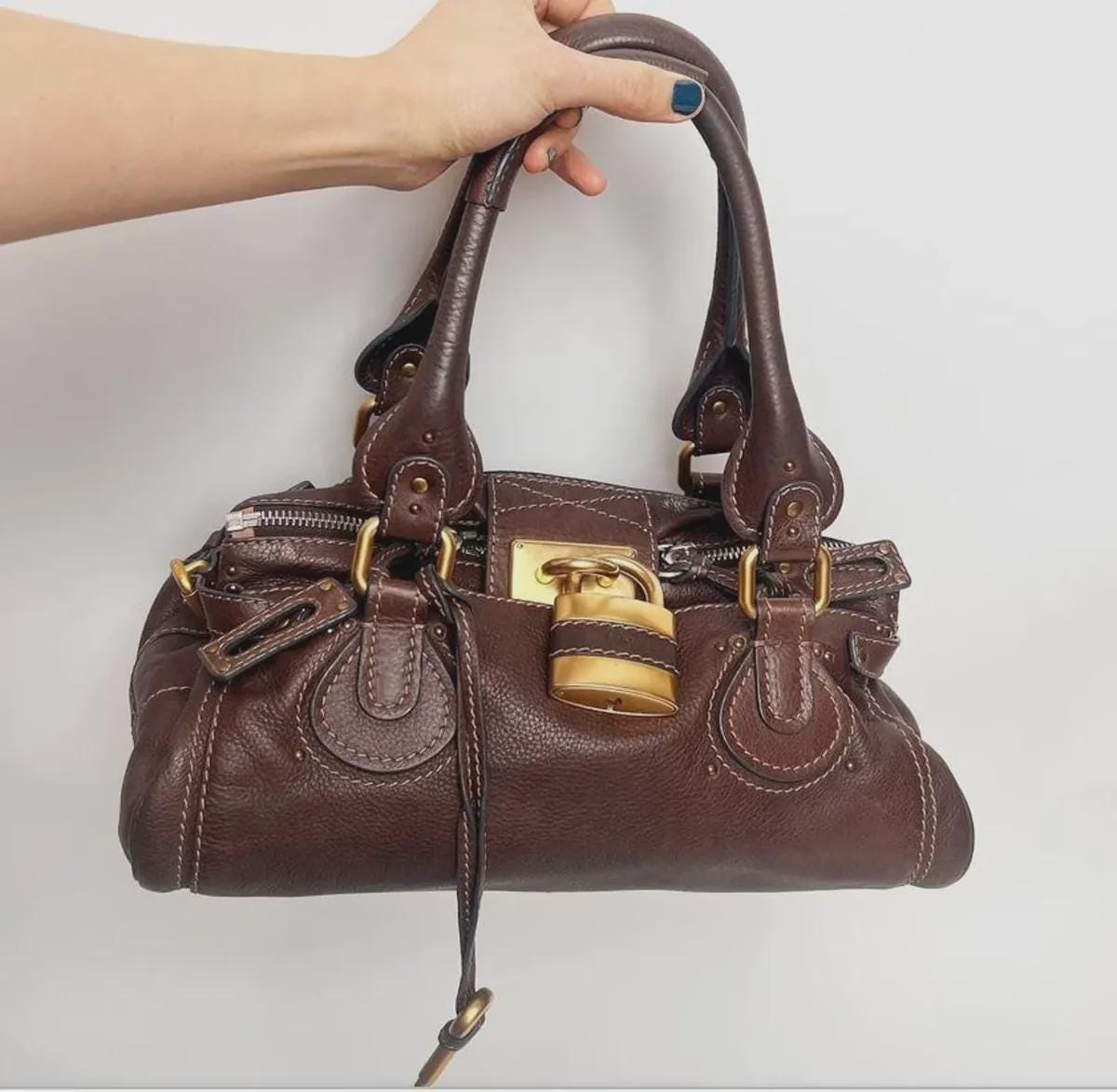Chloe Paddington Bag Brown - Etsy