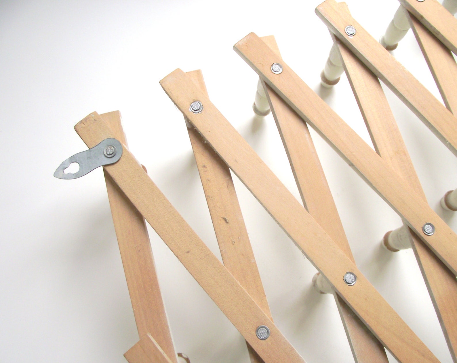 Vintage 49 Peg Expandable Accordion Wall Rack / Accordion Peg Etsy