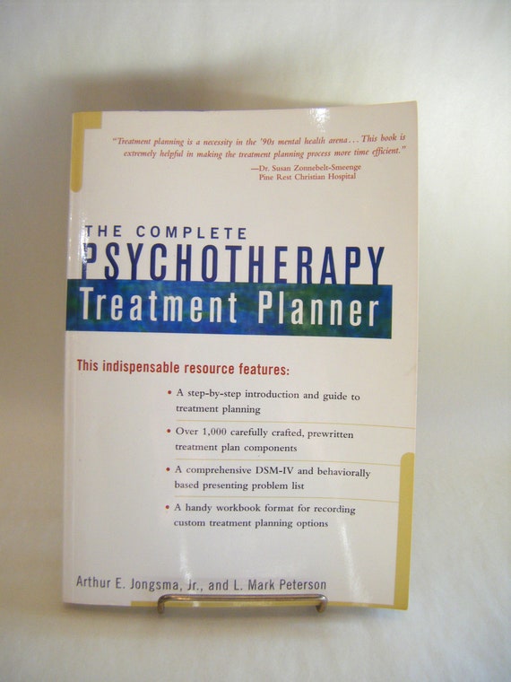 Vintage Psychotherapy Treatment Planner Paperback Clinical Psychotherapy Counselor Therapy 1990s Mft Marriage Family Psychology Psychologist - 