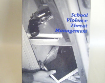 Vintage School Violence Threat Management Paperback Book Education Police Teachers Parents Law Enforcement