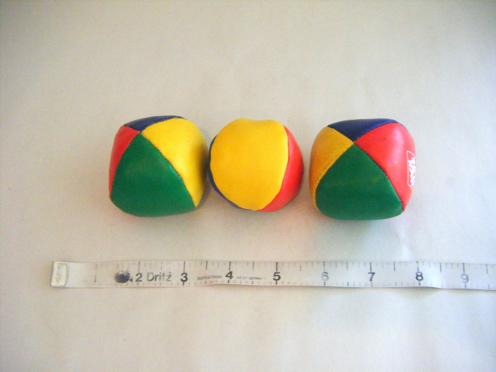 Vintage Jack in the Box Juggling Balls Hacky Sacks Set of Three