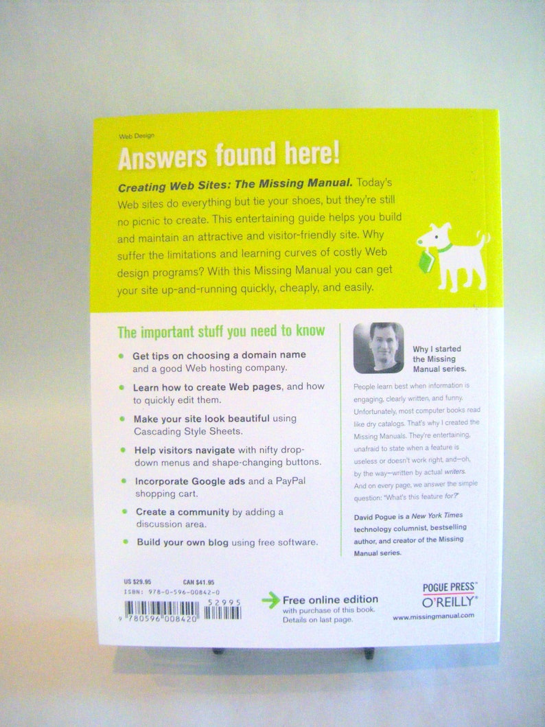 Creating web sites the missing manual the missing manual
