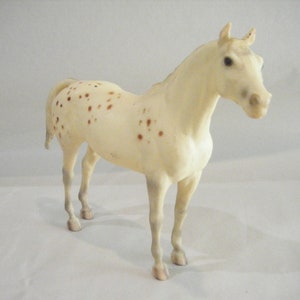 Vintage Breyer Pony of the Americas Horse Statue Figurine 1970s Collectible Equestrian Country Western Farmhouse Rider