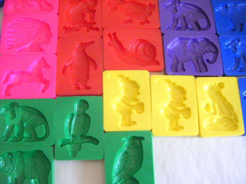 Vintage Playdough Super Play Set Bright Colors Collectible image 4