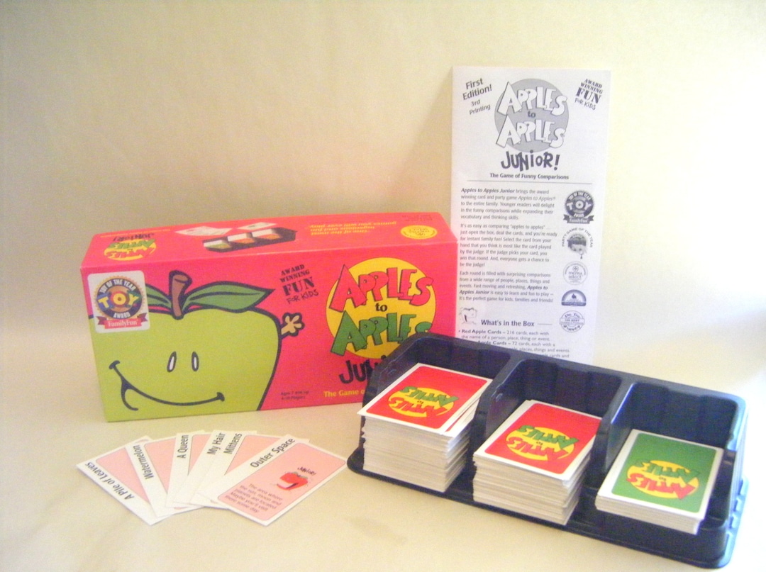 Vintage Apples to Apples Junior Card Game Collectible Etsy