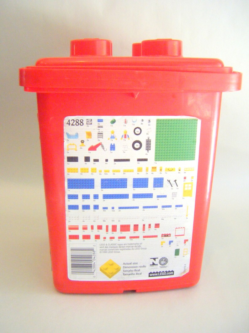 Vintage Classic Lego Bucket Set Toy Children Play Kids Etsy UK