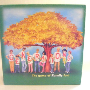 Vintage Generations Family Tree Game Genealogy Ancestry Collectible