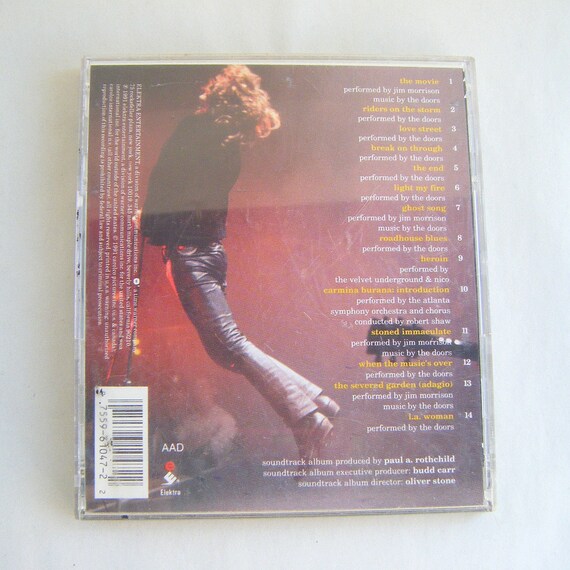 The Doors Oliver Stone Movie Soundtrack Cd Vintage Used Music Etsy