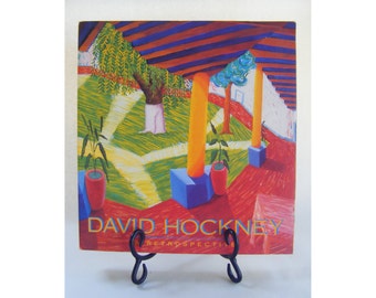 David Hockney Retrospective Book: 1980s Art Exhibition Catalog