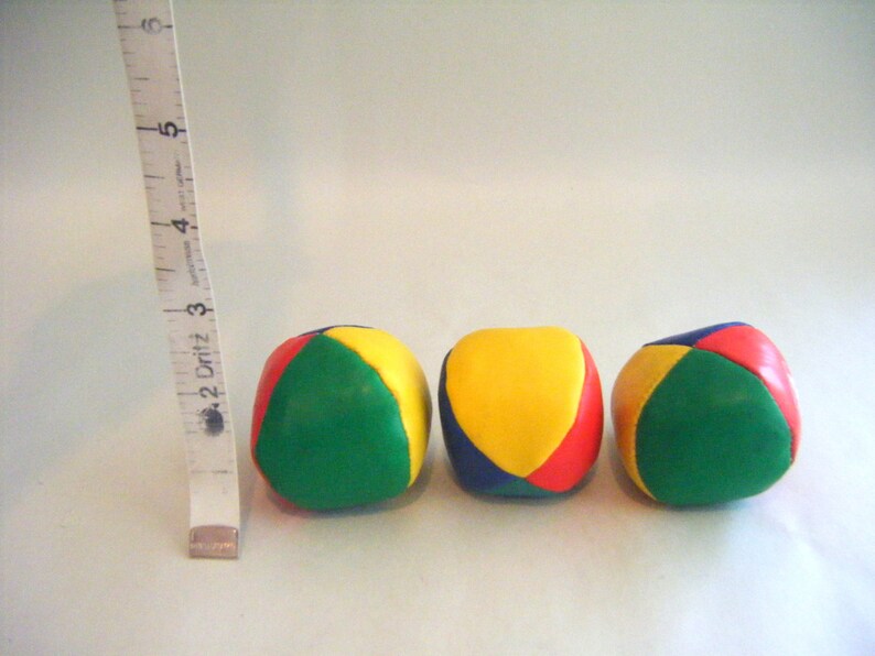 Vintage Jack In the Box Juggling Balls Hacky Sacks Set of Etsy