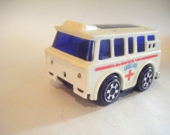 Vintage Ambulance Car Collectible Memorabilia Transportation  Medical EMT Doctor Emergency Vehicle Distressed First Responder
