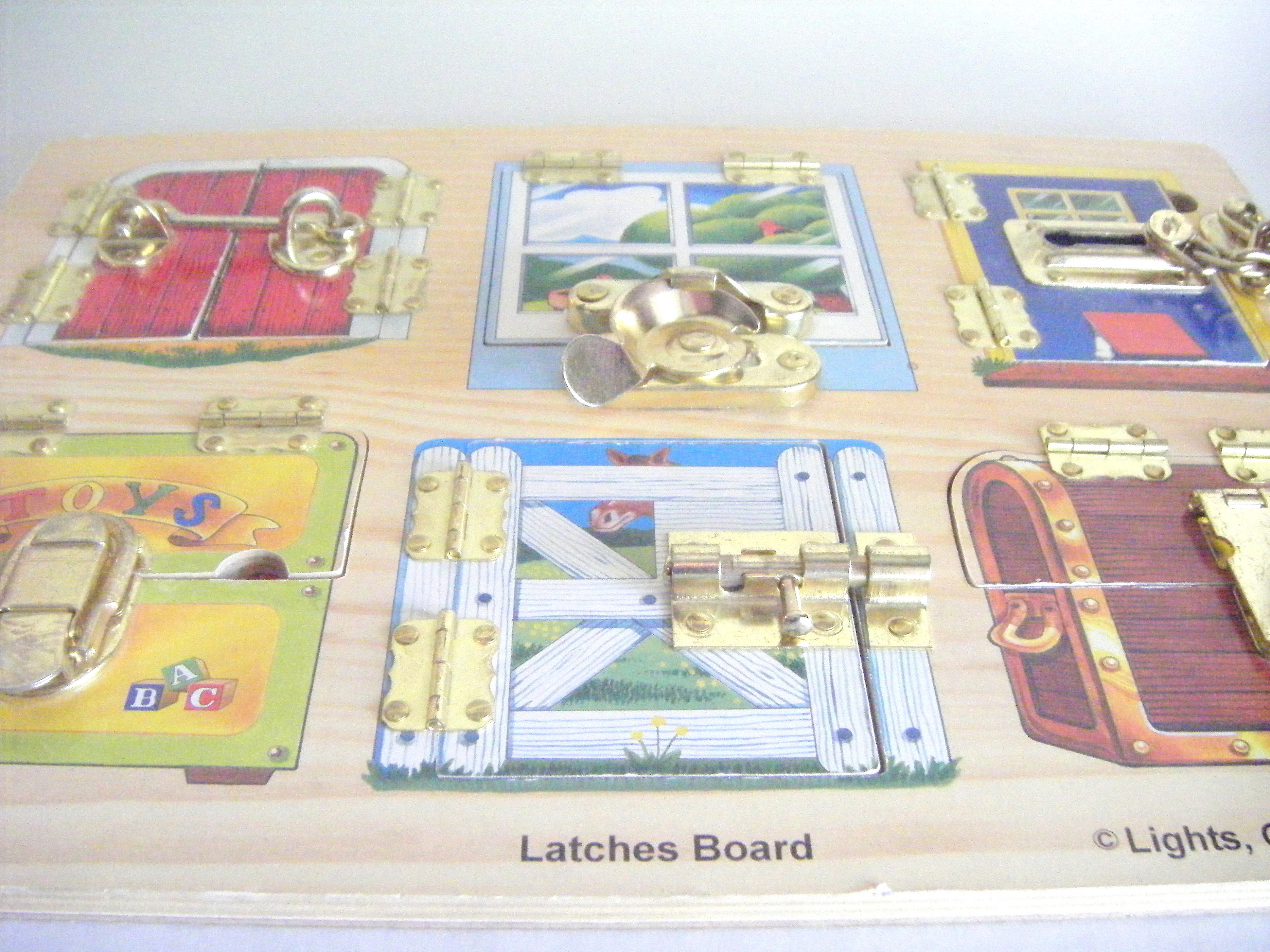 Melissa & Doug Latches Board Puzzle