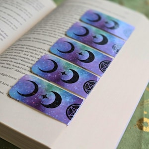 Celestial Bookmark | Magnetic Bookmark | Bookish Gift | Witchy Aesthetic | Wicca | Magical Gifts | Shiny Bookmarks | Astrology Aesthetic