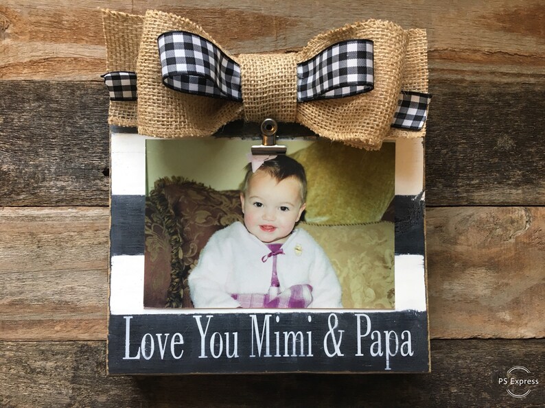 Mimi And Papa Picture Frame Grandpas Image 0
