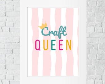 Pósteres de manualidades / DESCARGA DIGITAL / Láminas creativas y para salas de manualidades / Decoración de paredes para salas de manualidades / Pósteres coloridos / Espacios infantiles y creativos