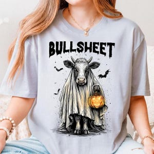 Retro Bullsheet Halloween Png, Moo I Mean Boo Png, Funny Halloween Highland Cow Png, Trendy Cute Cow Shirt Design, Trick Or Treat Png