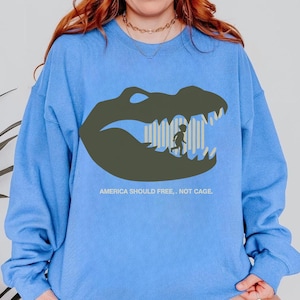 Anti Alligator PNG, Alcatraz Gator Enforcement PNG, N.I.C.E Prison Squad Design, Vintage Funny Shirt Clipart, Sublimation Tee File