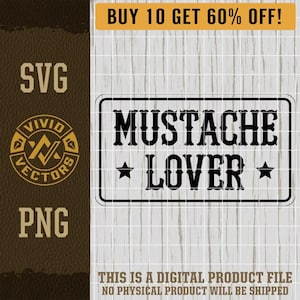 Snor minnaar SVG lasergravure bestand lederen hoed patch ontwerpen vector logo gesneden bestanden, grappige png voor vrouwen, 90's countrymuziek fan cowgirl