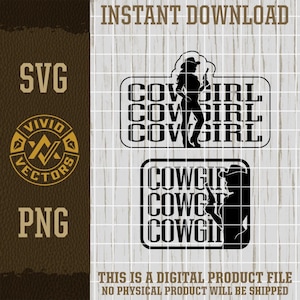 Cowgirl Silhouette SVG Country Western PNG Rodeo Bachelorette Southern Ranch Fun Laser Engrave Leather Hat Patch Design Vector Logo Cut File