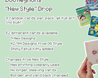 BootlegMons "NEW Style" Booster Pack (3 cards per pack)