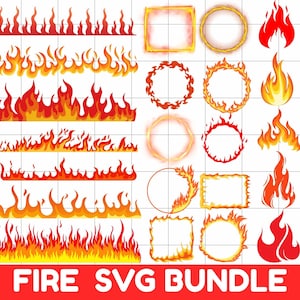 Fire SVG Bundle,Flames Frame Svg,Fire Flames Svg, Fire ClipArt, Fire Svg Files, Fire Png , FIRE SVG ,fire eps,Digital file,Instant Download.