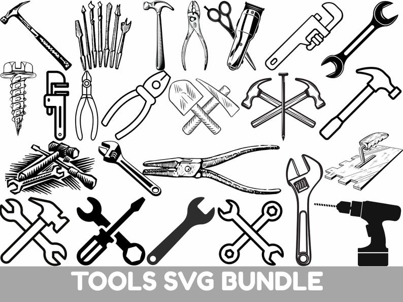 Tools SVG Bundle, Tools PNG Bundle,mechanic Tools Svg,repair Tool Svg ...