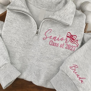 Personalized Graduation Sweatshirt Class of 2027/ Senior Sweatshirt