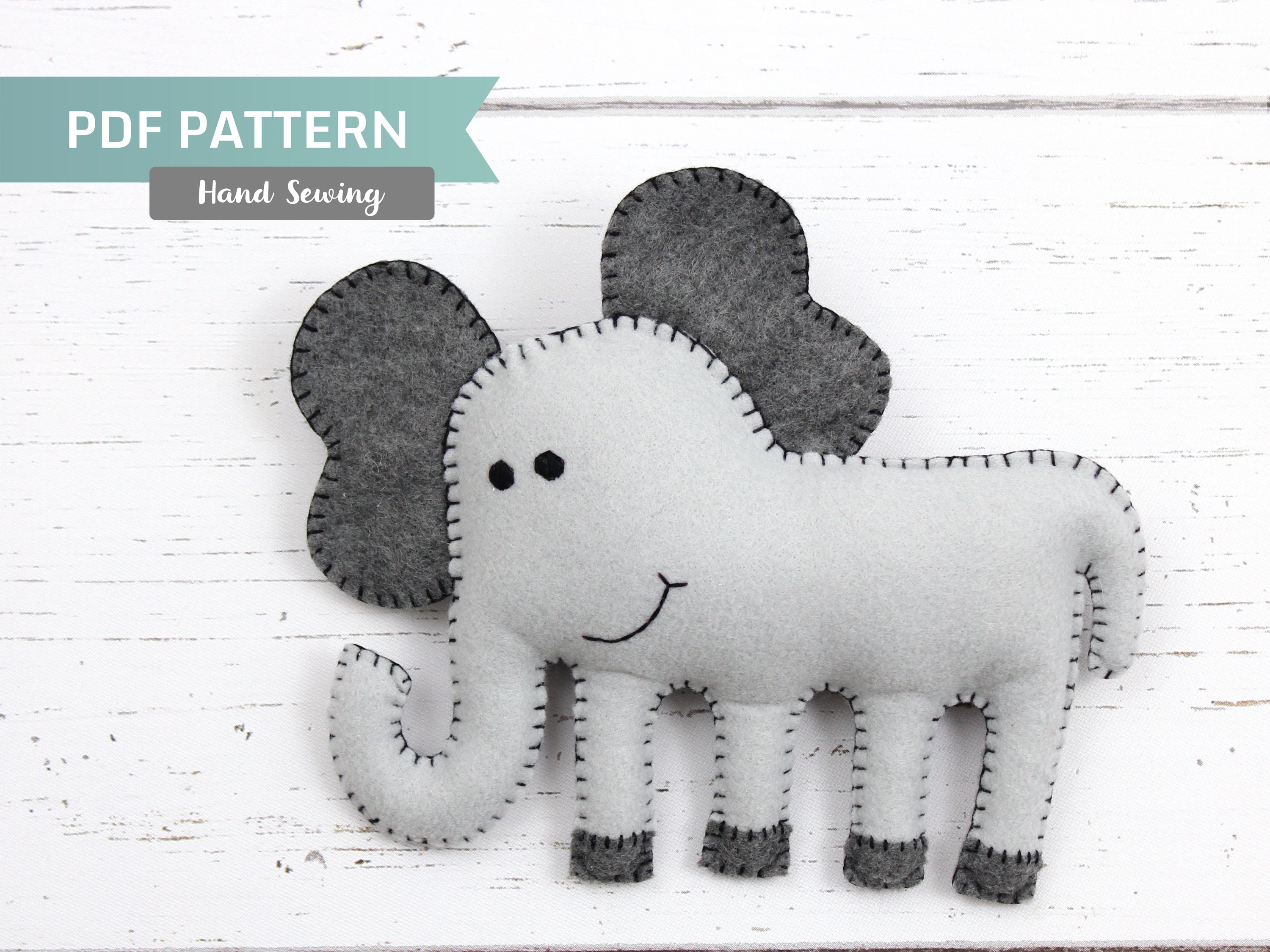 diy elephant plush
