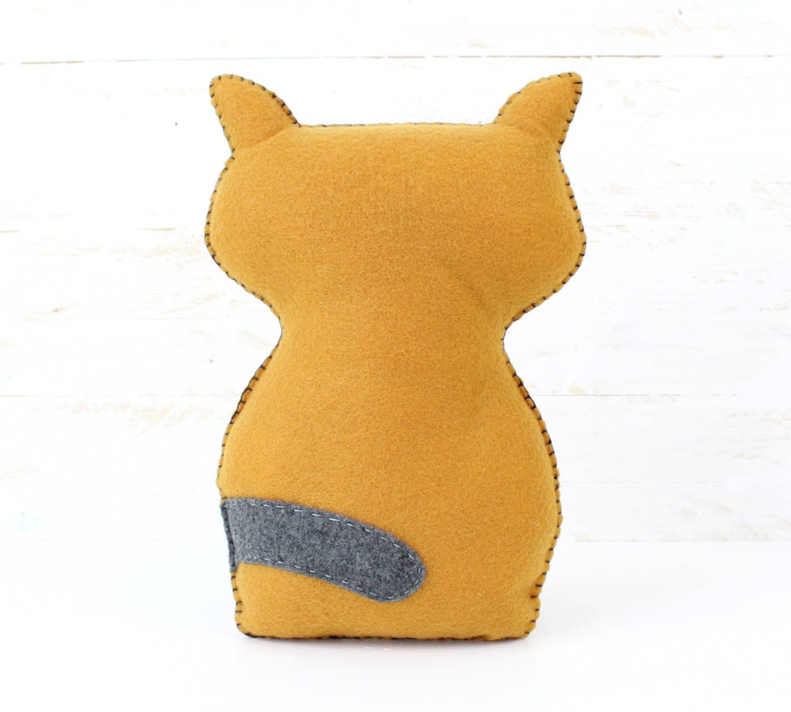 Cat Sewing Pattern Felt Cat Easy Hand Sewing Pattern for Etsy