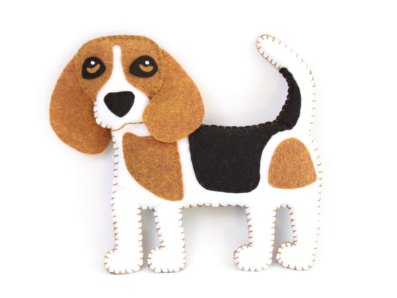 Beagle Sewing Pattern Dog Hand Sewing Pattern Sew a Felt | Etsy