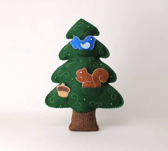 Download Free Felt Tree Pattern Evergreen Tree Sewing Pattern Hand Sew A Etsy SVG Cut Files