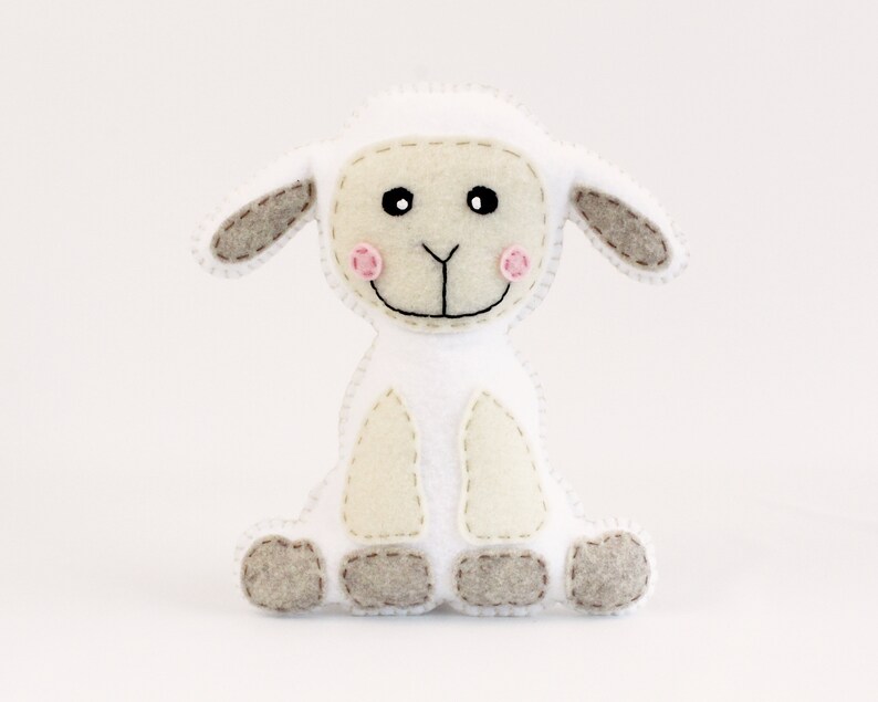Lamb Stuffed Animal Sewing Pattern Plush Lamb Sewing Pattern Etsy