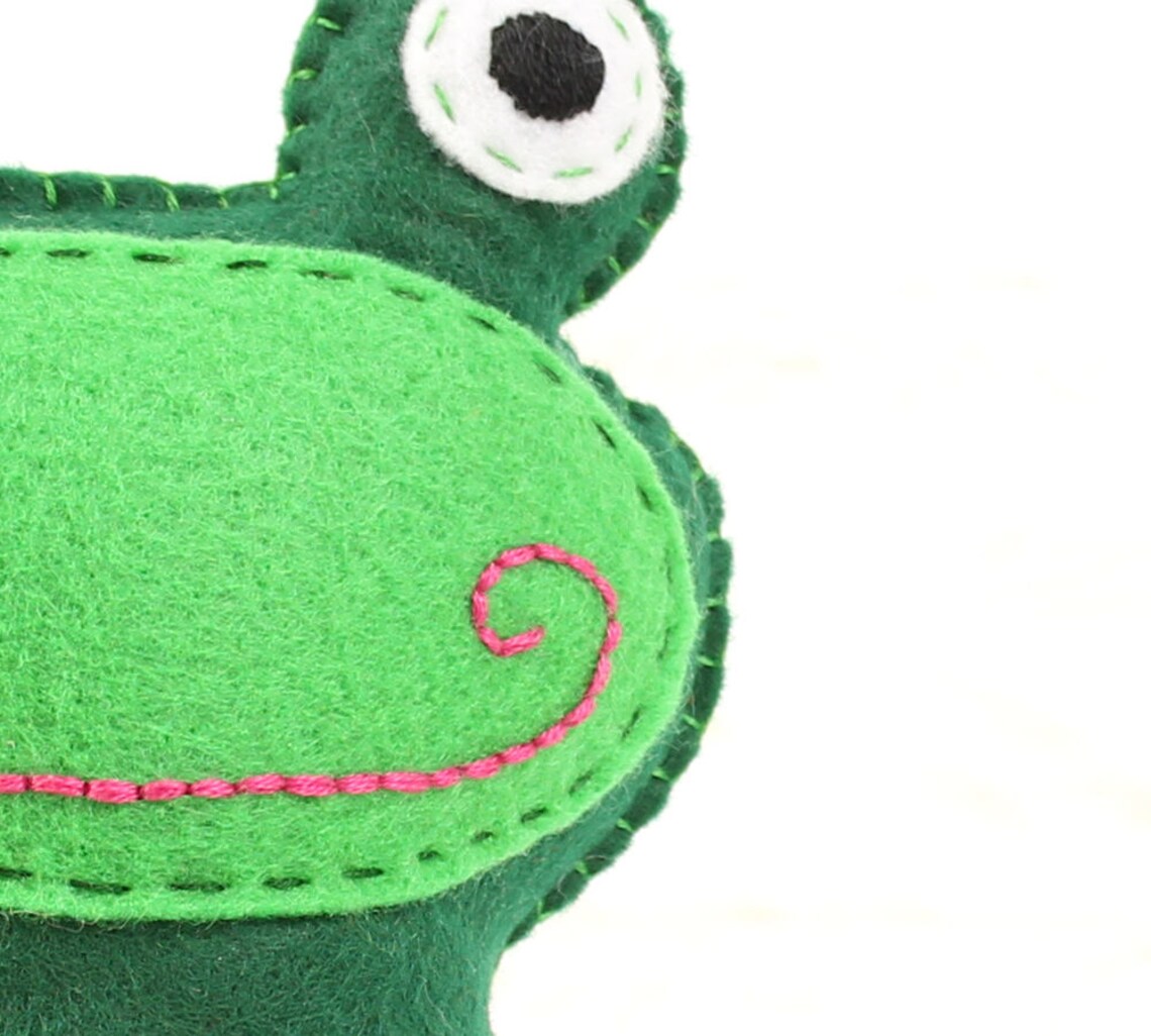 Frog Sewing Pattern Frog Stuffed Animal Hand Sewing Pattern Etsy