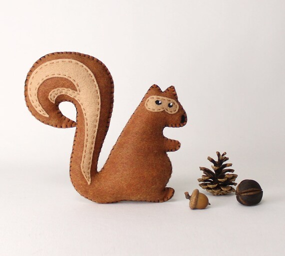 stuffed squirrel sewing pattern