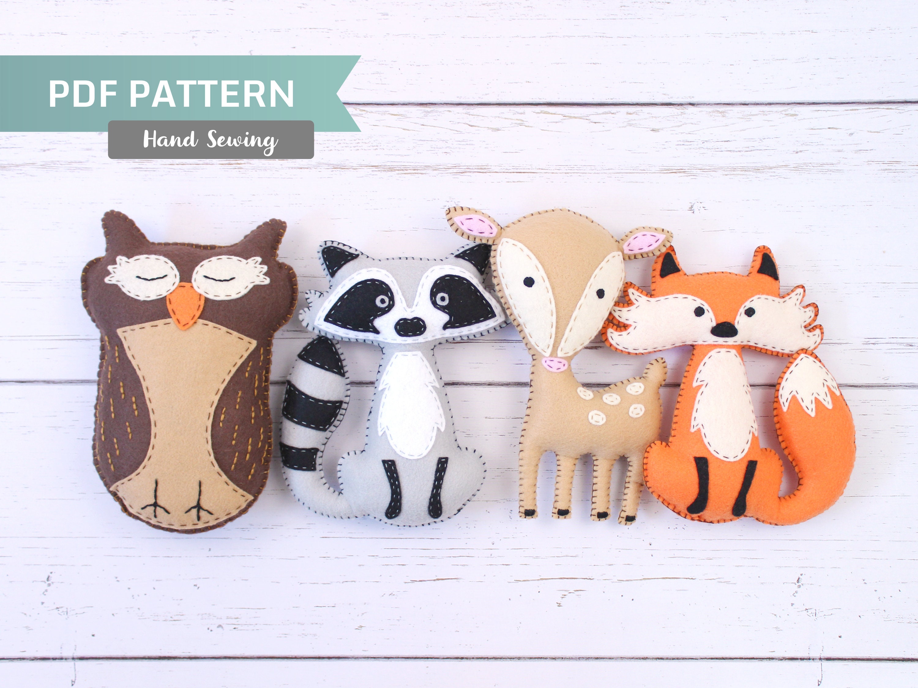 Design & Craft Your Own Stuffed Animals with Sewing Patterns