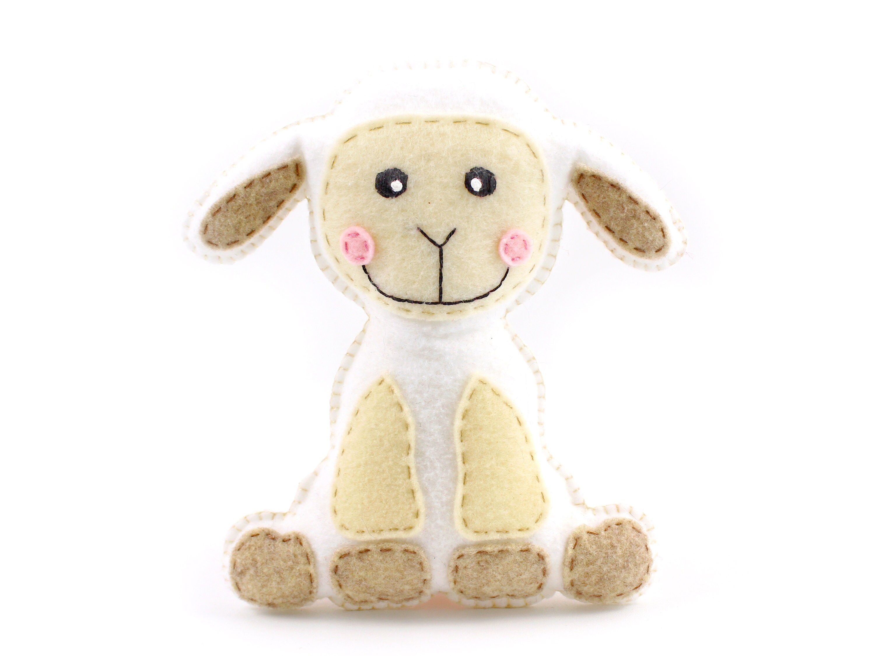 Lamb Stuffed Animal Sewing Pattern Plush Lamb Sewing Pattern Etsy