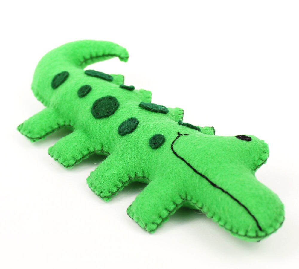 Crocodile Sewing Pattern Felt Alligator Pattern Sew by Hand Etsy Canada