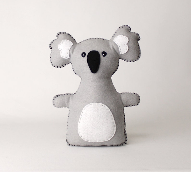 Koala Stuffed Animal Sewing Pattern Koala Hand Sewing | Etsy
