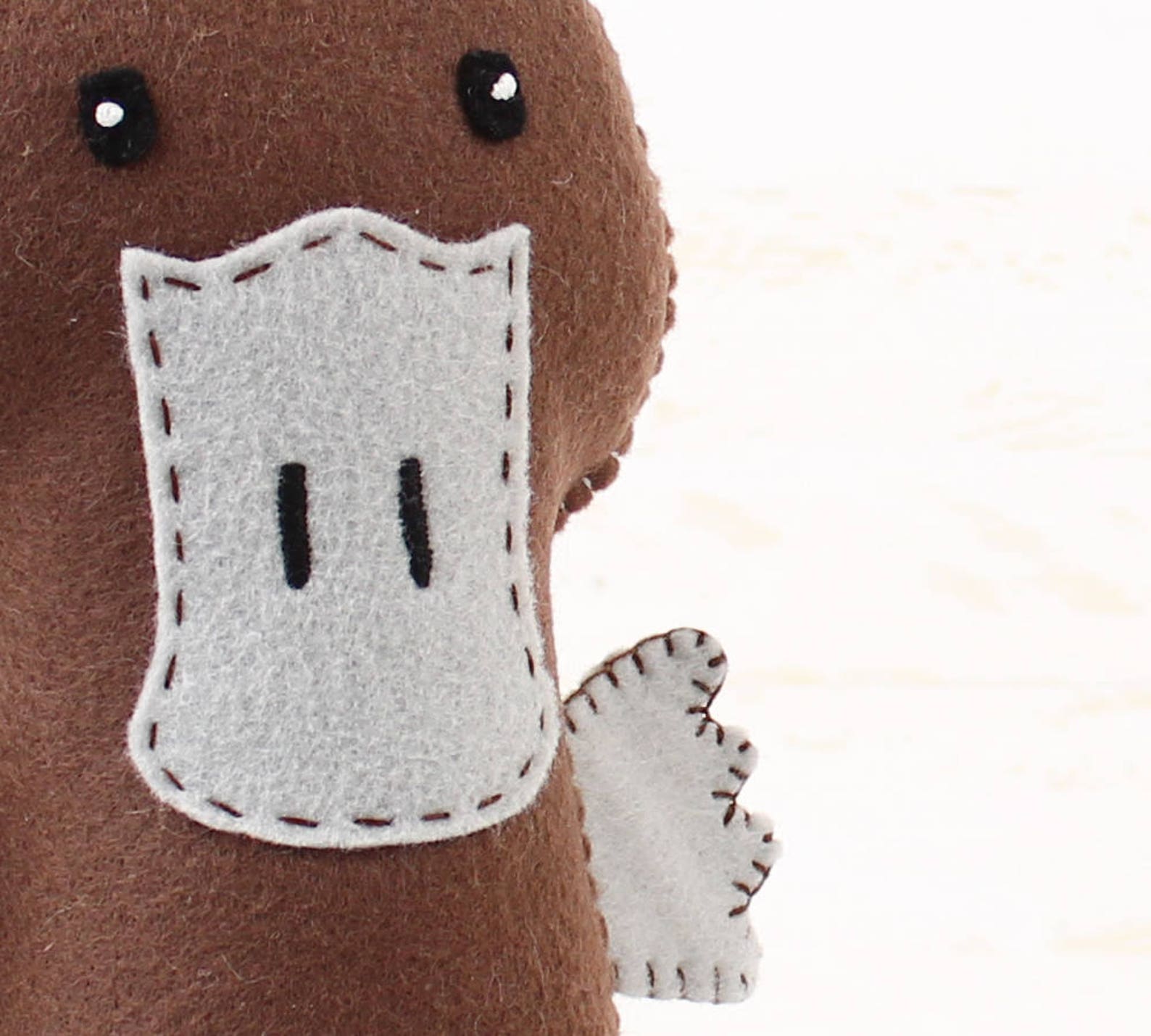 Platypus Stuffed Animal Sewing Pattern Duck Billed Platypus - Etsy