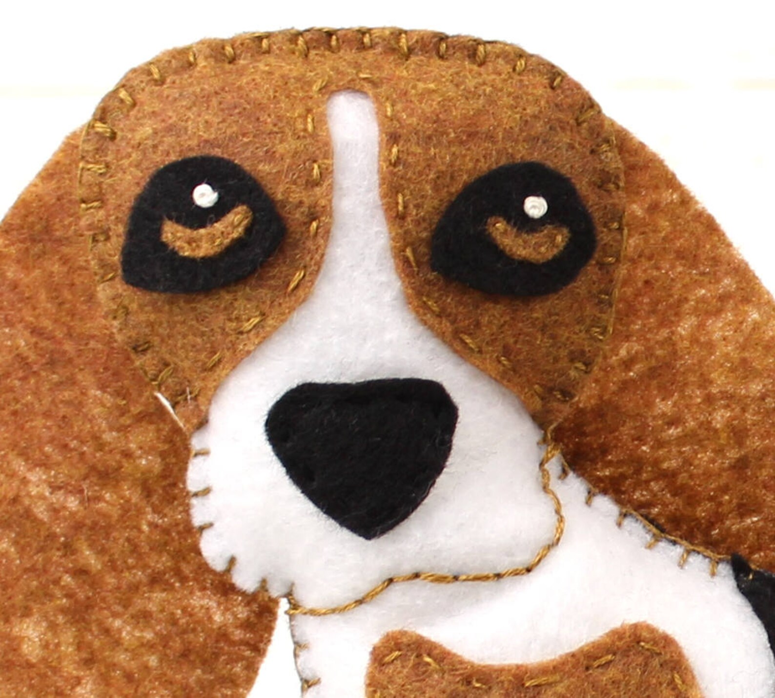 Beagle Sewing Pattern Dog Hand Sewing Pattern Sew a Felt | Etsy