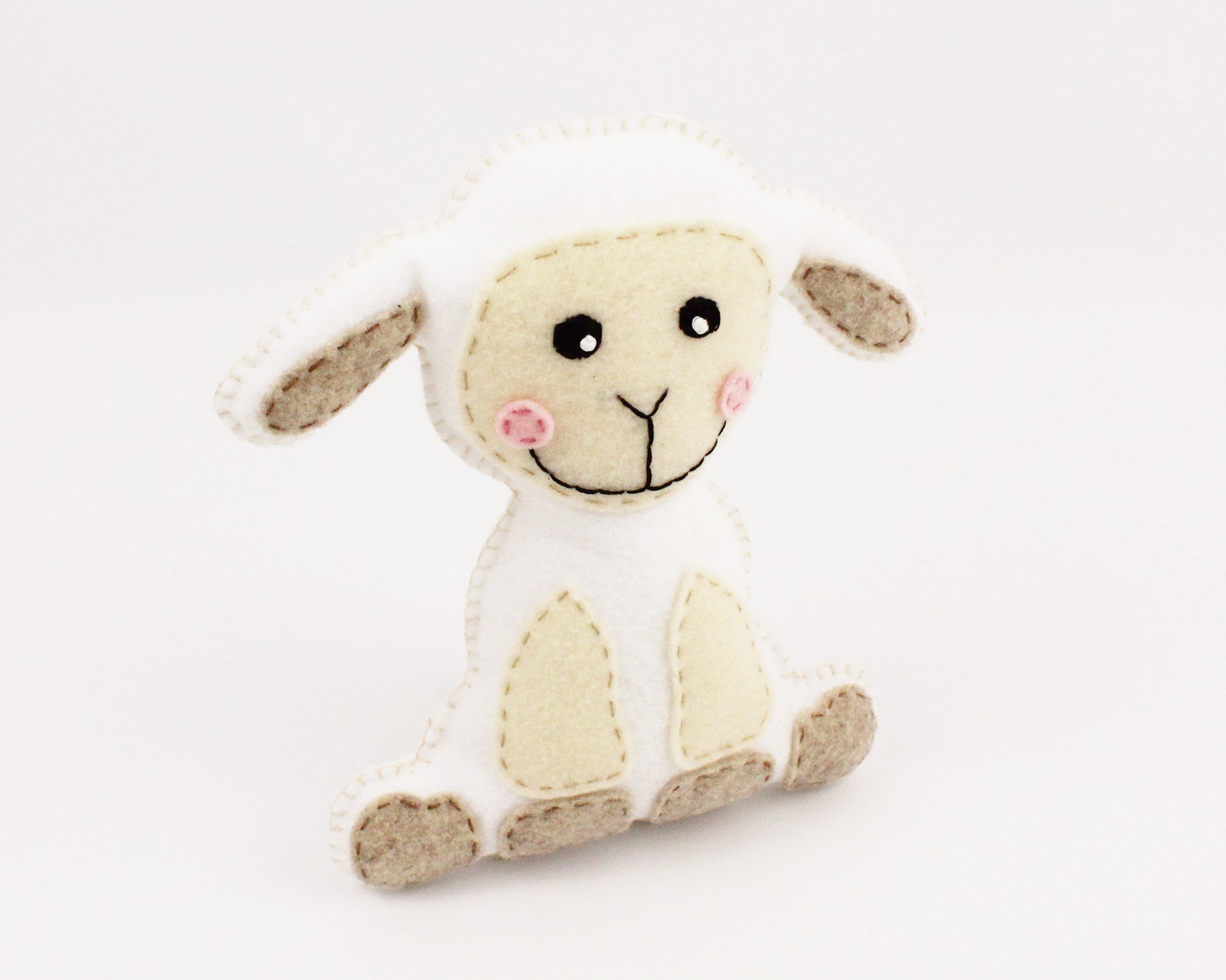 Lamb Stuffed Animal Sewing Pattern Plush Lamb Sewing Pattern Etsy