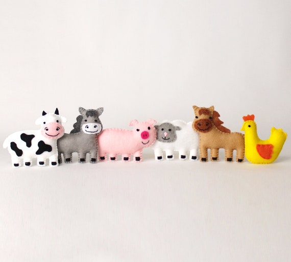 small stuffed farm animals