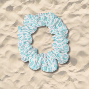 Seaside Confetti Scrunchie