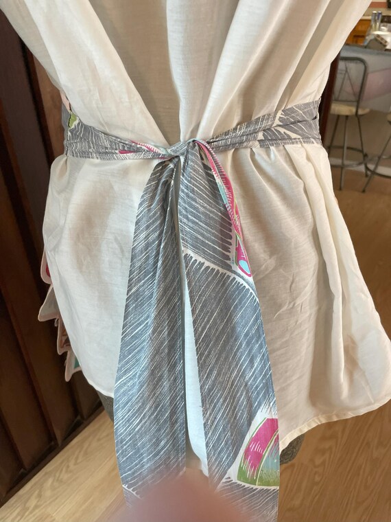 1960's Patchwork Quilt Half Apron - image 4