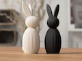Easter Bunny Decor Minimalist Modern Easter Decoration Rabbit Scandinavian Japandi Spring Decoration Handmade Living Room Table Decoration Easter Gift