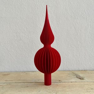 Sustainable Christmas tree topper made of PLA – modern tree topper for Christmas tree decorations, Christmas tree topper design, treetop decoration